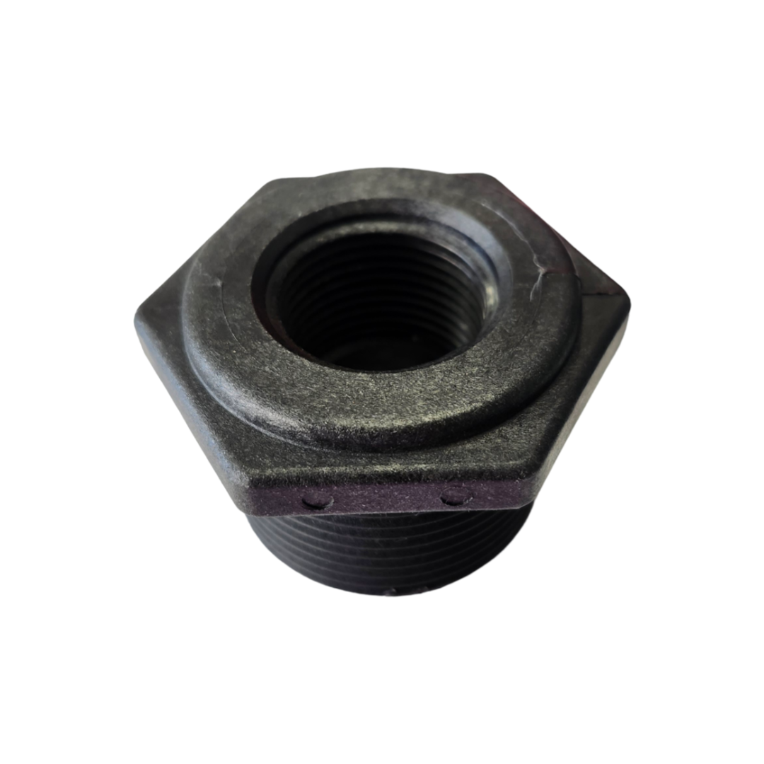 Banjo Poly Pipe Reducer Bushing 1-1/4" MPT X 3/4" FPT - RB125-075