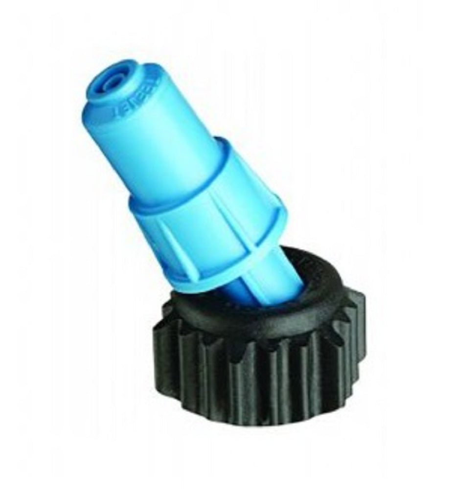TeeJet Adjustable Spray Tip, Angled Cone Jet Assembly, Blue Tip - 38720-PPB-X26