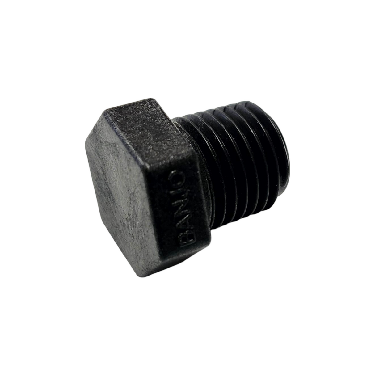 Banjo Reinforced Black Poly Pipe Plug 1/4" MPT - PLUG025