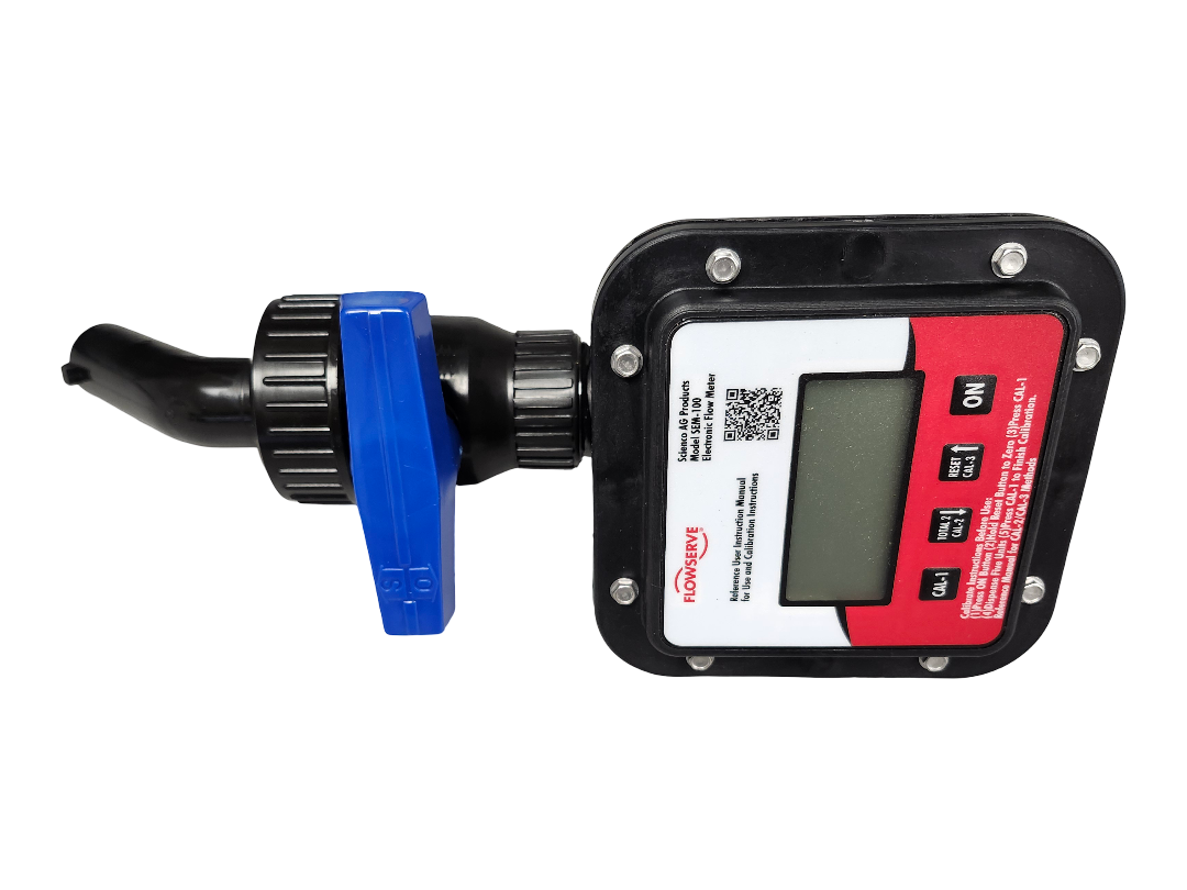 Flowserve CT6 12 Volt EDPM High Flow Pump Kit W/ Meter for Caged IBC Tanks - CT6-3E5GA-000