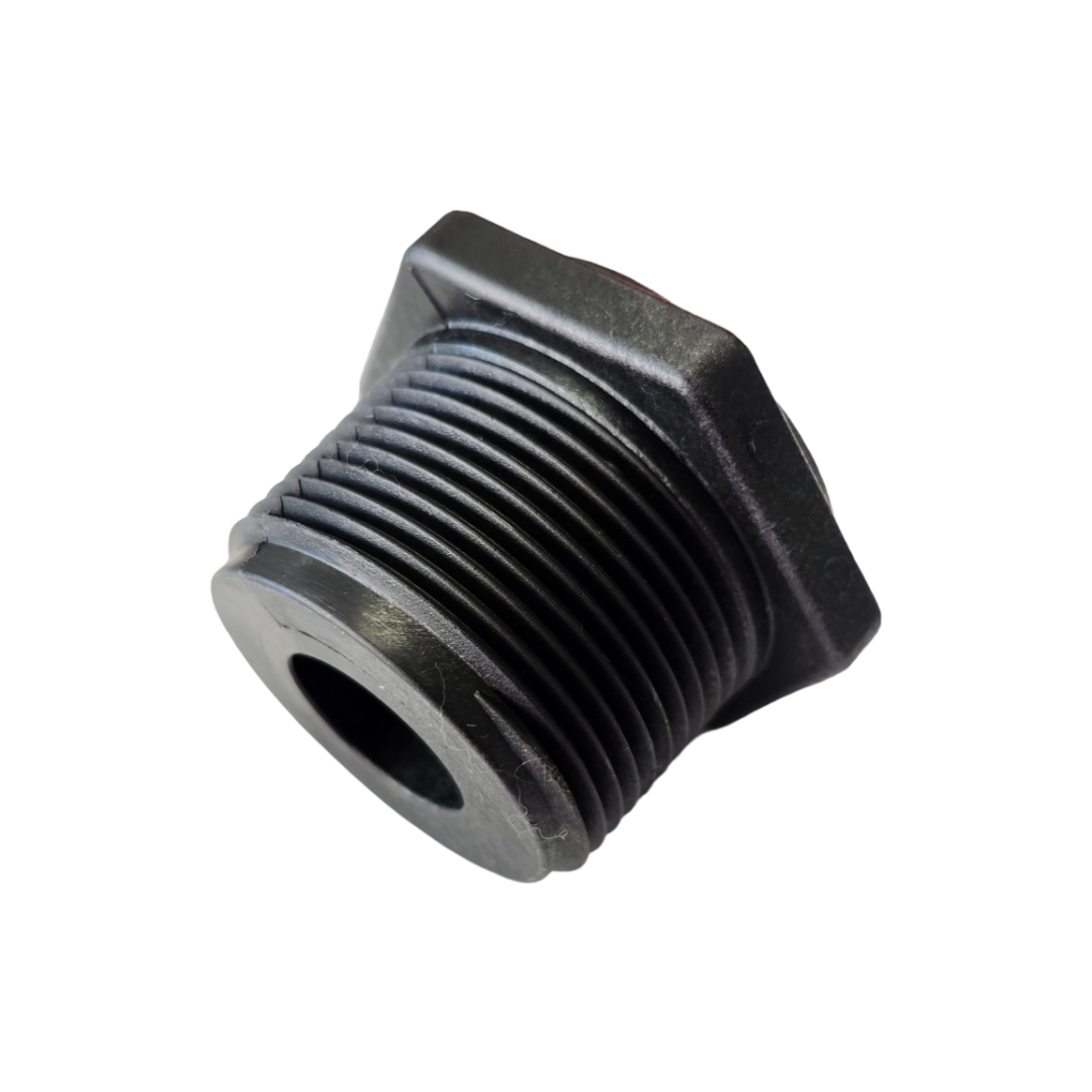 Banjo Poly Pipe Reducer Bushing 1-1/4" MPT X 3/4" FPT - RB125-075