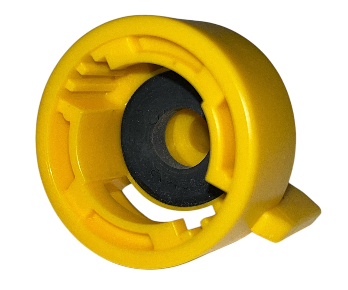 TeeJet Turbo TwinJet Yellow Polymer Nozzle Assembly with Cap - TTJ60-11002VP-CE