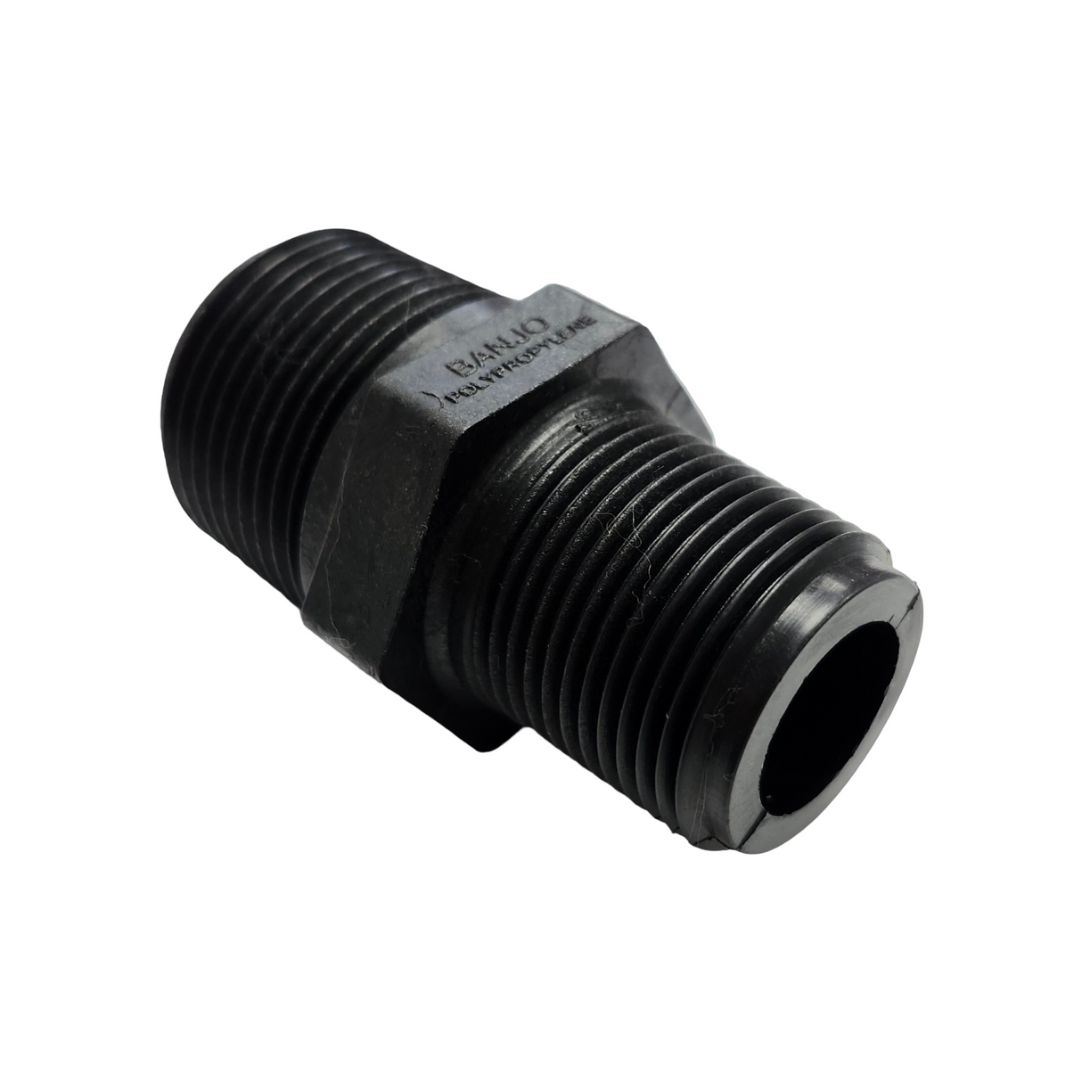 Banjo Poly Reducer Nipple Pipe Fitting 1" MNPT X 3/4" MNPT - RN100-075