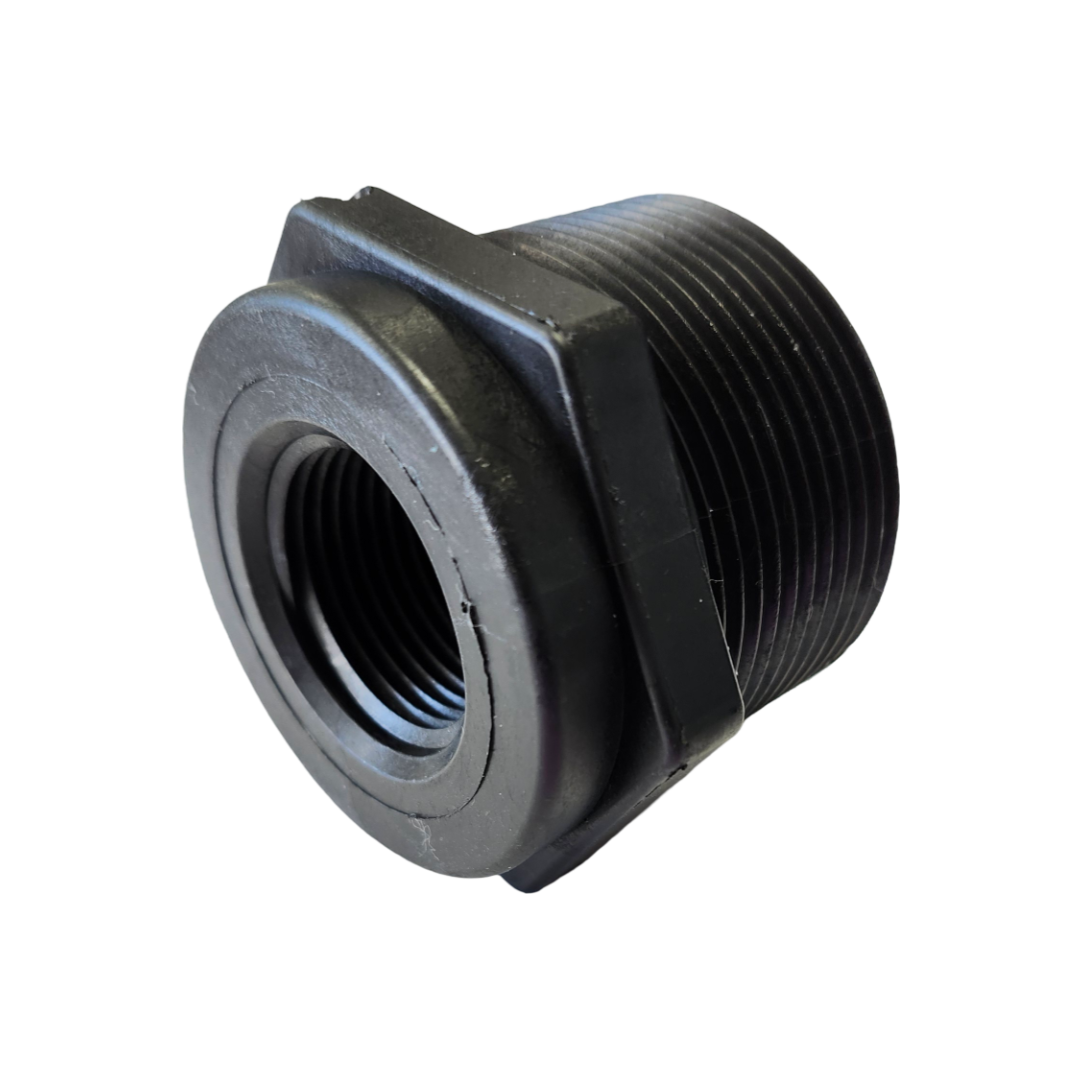 Banjo Poly Pipe Reducer Bushing 1-1/2" MPT X 3/4" FPT - RB150-075