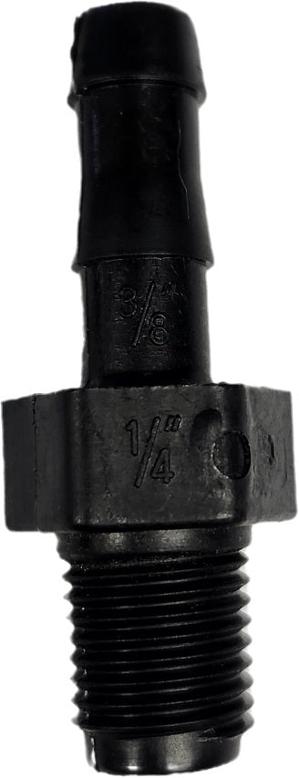 Banjo 1/4" Male Thread X 3/8" Hose Barb - HB025-038