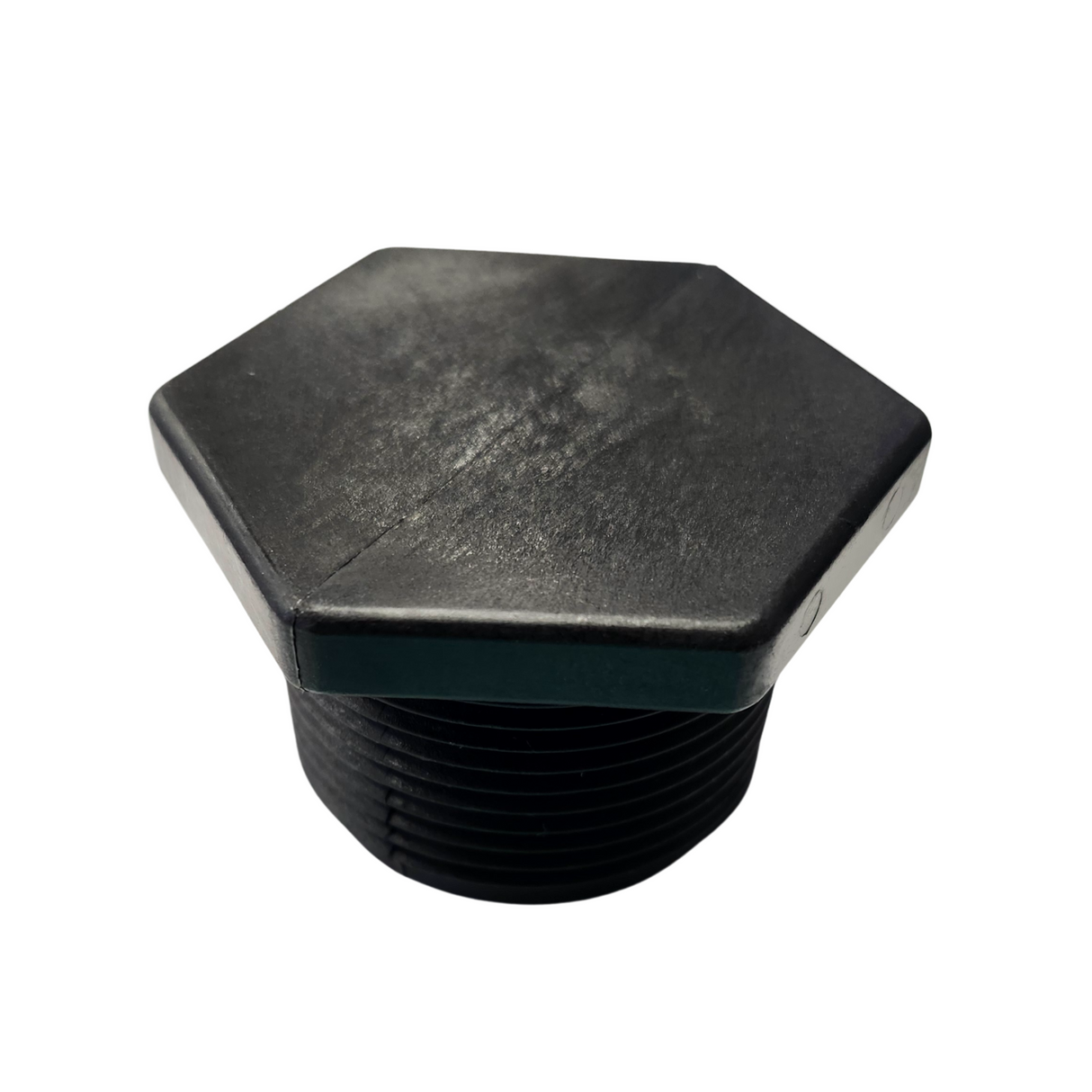 Banjo Reinforced Black Poly Pipe Plug 1-1/4" MPT - PLUG125