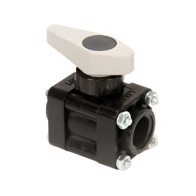 TeeJet 2 Way Manual Ball Valve 1/2" - AA343M-2-1/2-PP
