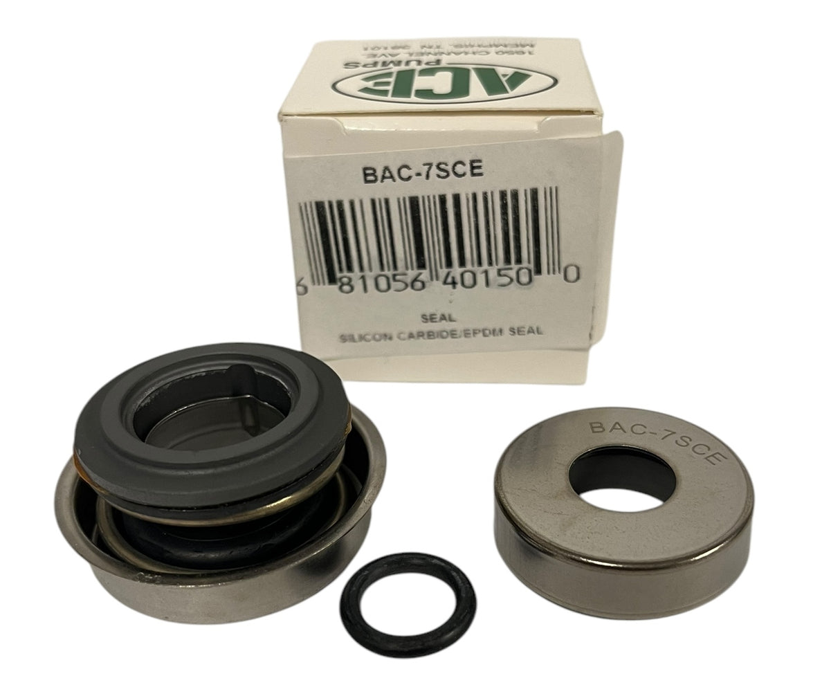 Ace Pumps EPDM Silicon Carbide Mechanical Seal Assembly O-ring - BAC-7SCE (40150)