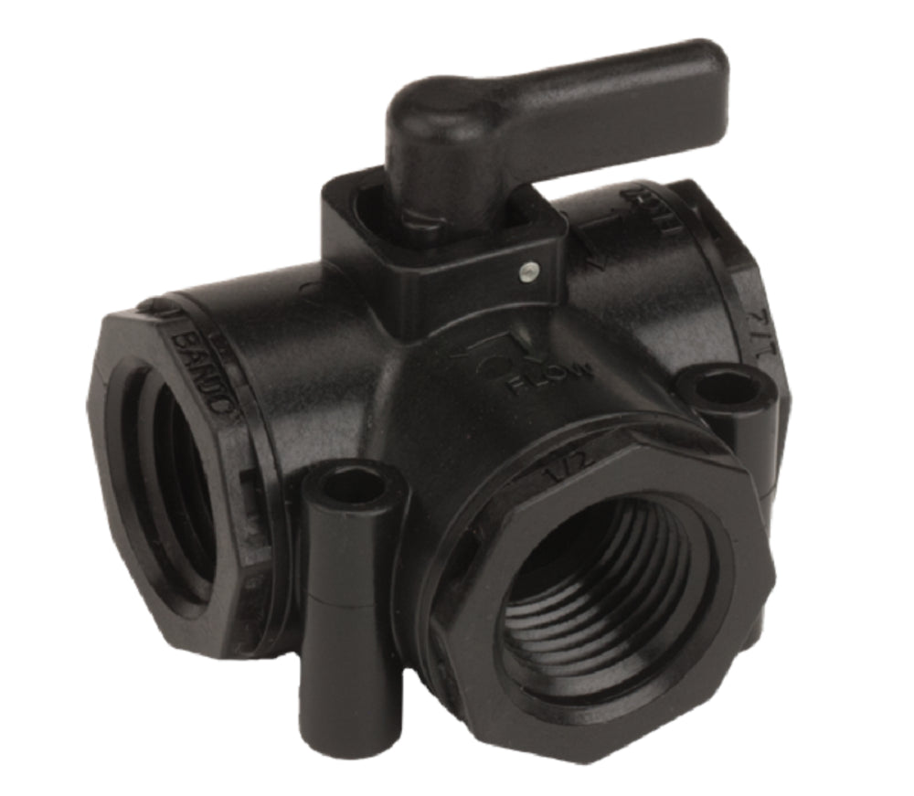 Banjo Side Load Poly Micro Valve 1/2" Female NPT - LV050SLV