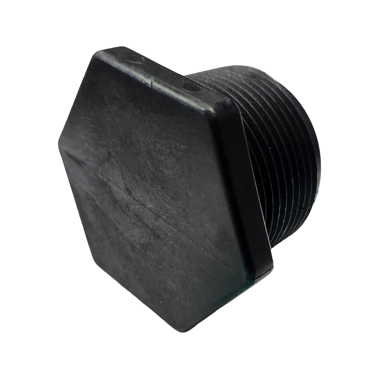 Banjo Reinforced Black Poly Pipe Plug 1-1/4" MPT - PLUG125