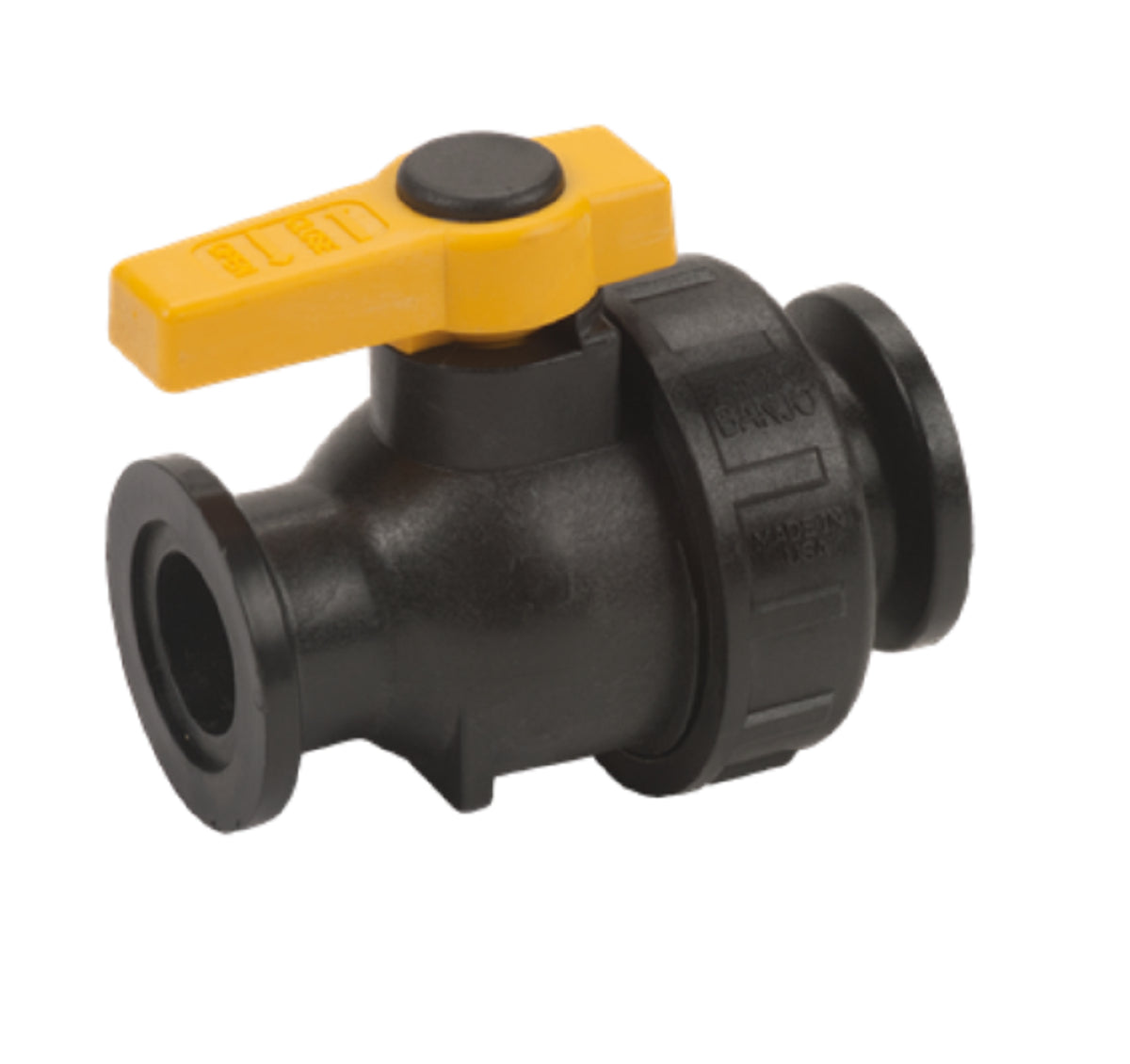 Banjo 1in Full Port Manifold Flange Single Union Spinweld Valve - MSUV100FP