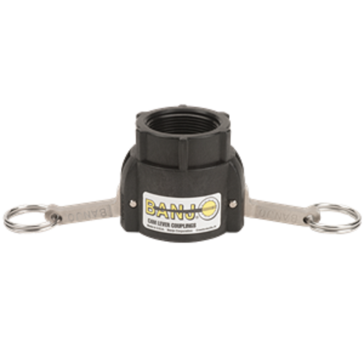 Banjo Poly Cam Lever Coupling 1-1/2" Female Coupler X 1-1/2" Female NPT - 150D