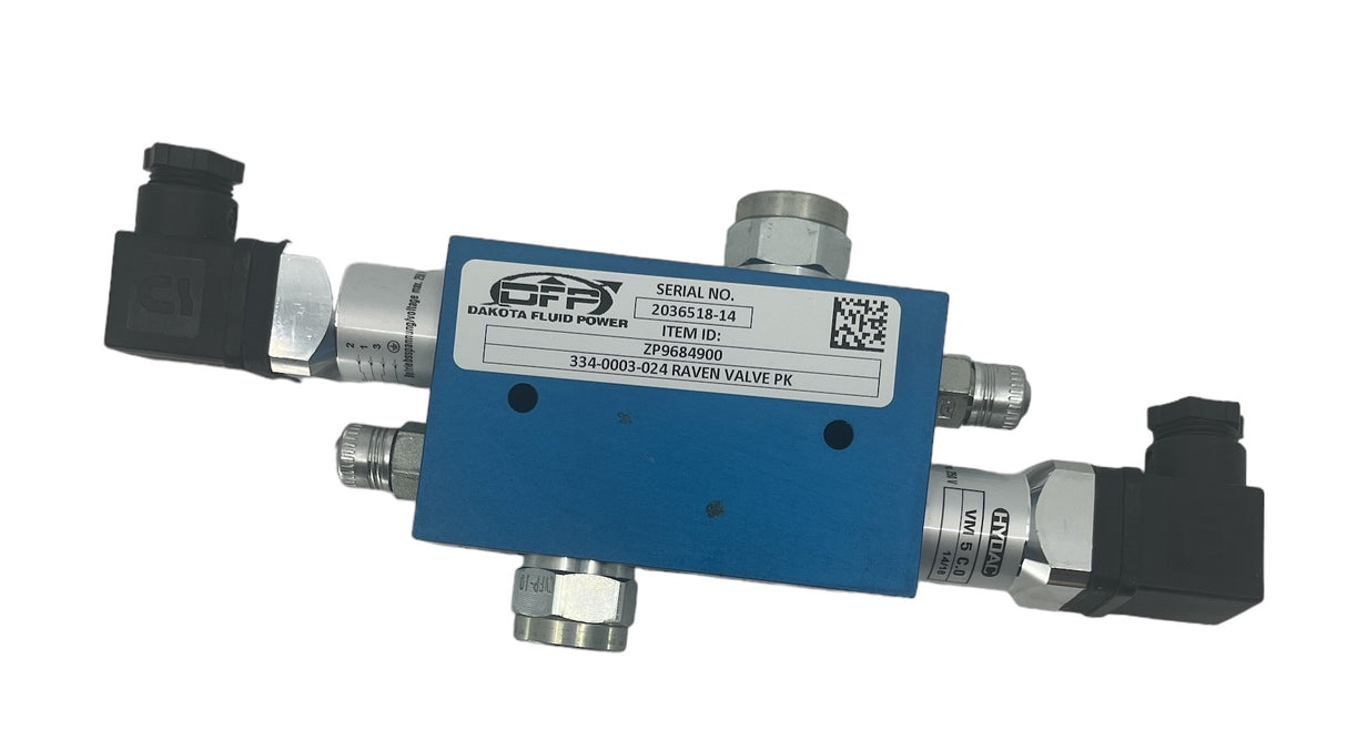 Raven Hydraulic Override Manifold With Flow Switch Fittings - 334-0003-024