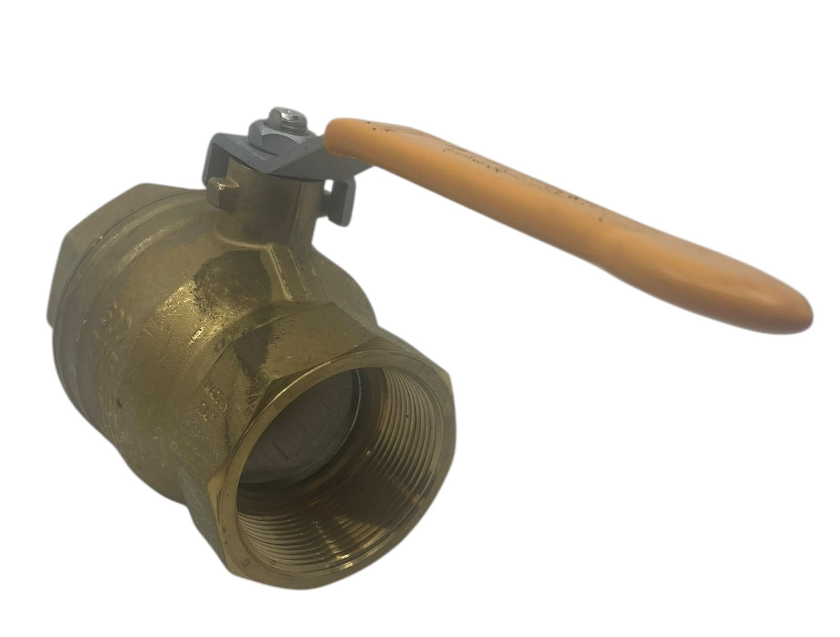 Hypro Full Port Brass Ball Valve 600 Max PSI, 2" FNPT - 171N-200