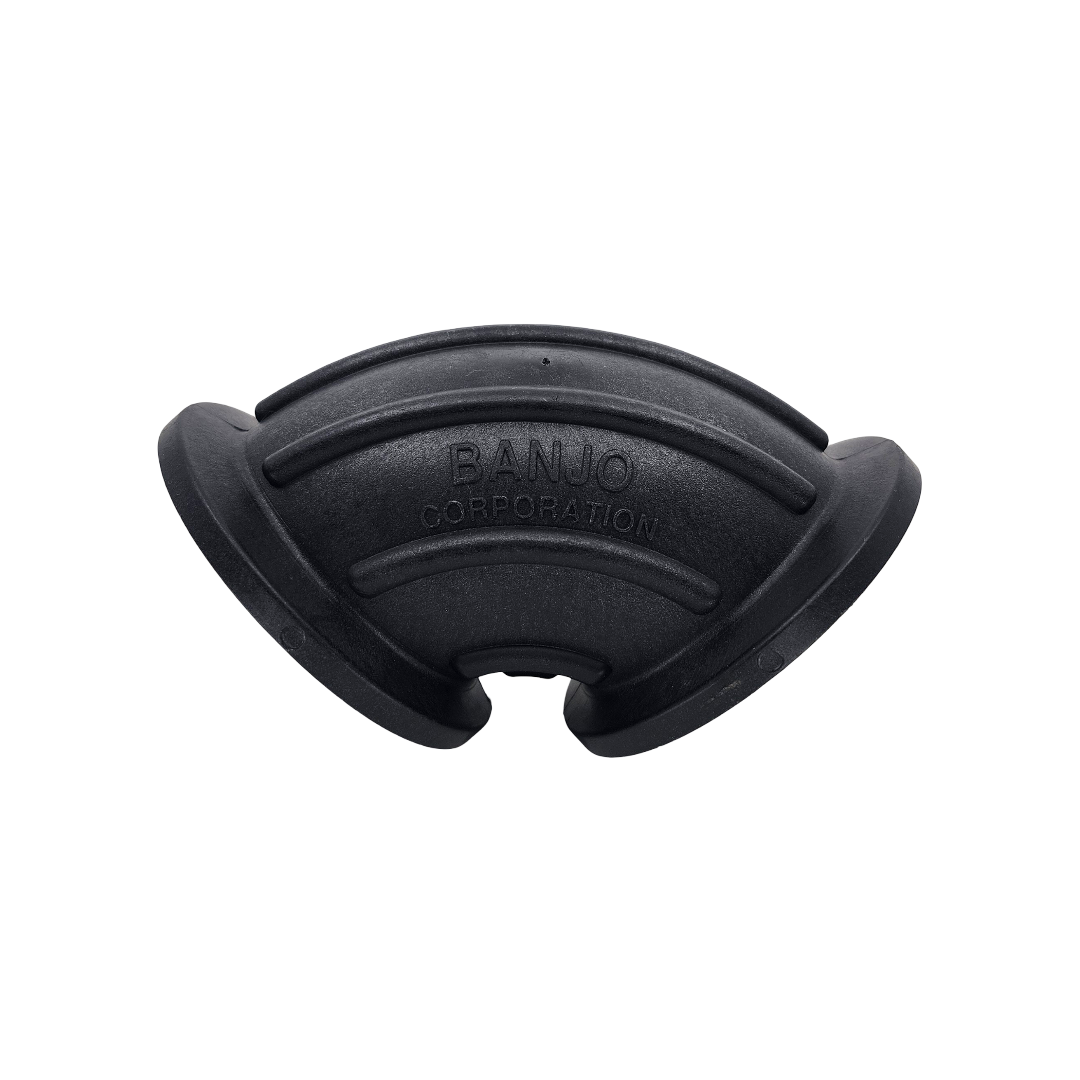 Banjo 90 Degree Manifold Flange Sweep w/ Gauge Port 2" Full Port - M220SWPG90