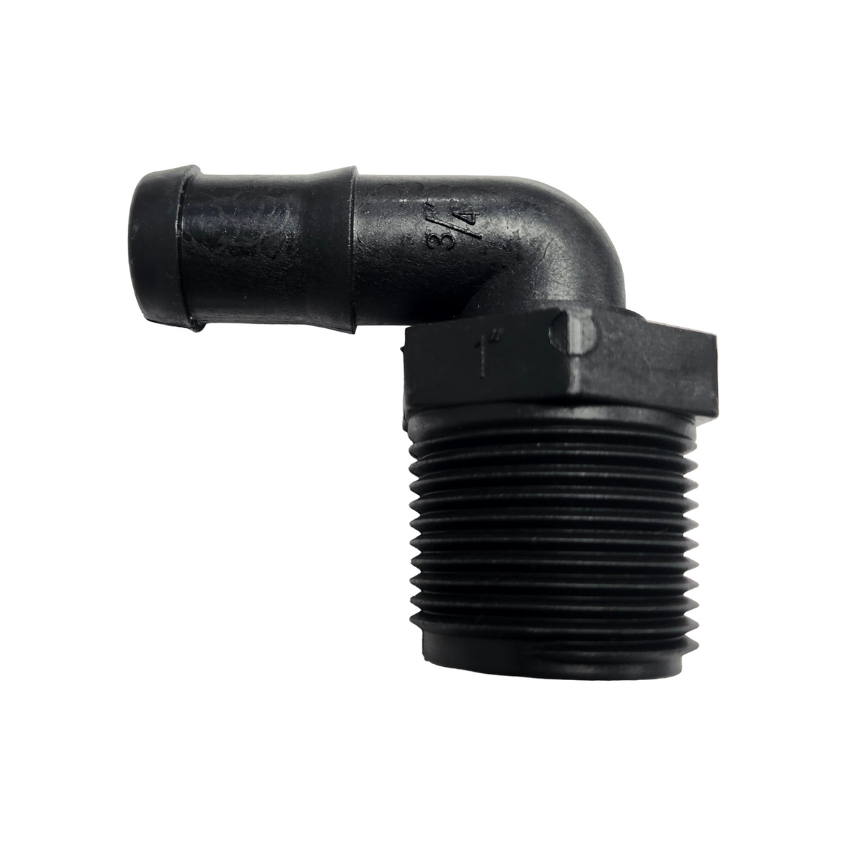 Banjo 90 Degree Hose Barb Fitting 1" MNPT X 3/4" Barb - HB100/075-90