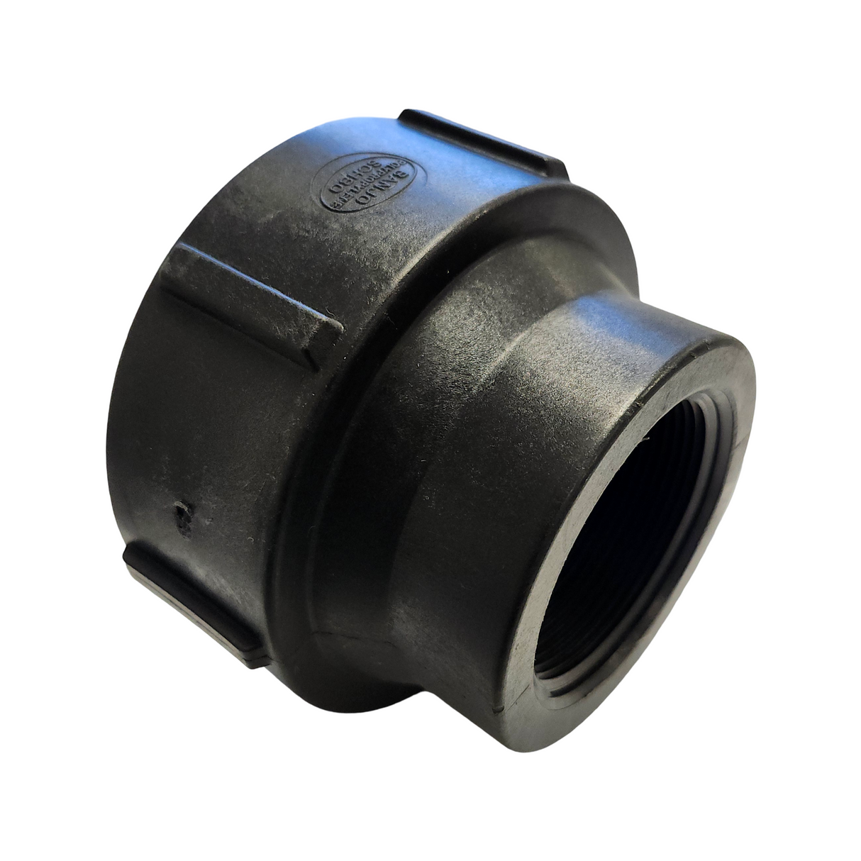 Banjo Black Poly Pipe Reducer Coupling 3" FNPT X 2" FNPT - RC300-200