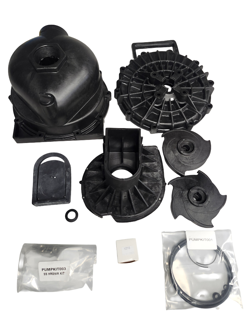 Banjo 2 Inch Poly Pump Kit with 2 Impellers and EDPM Seals - 200PO