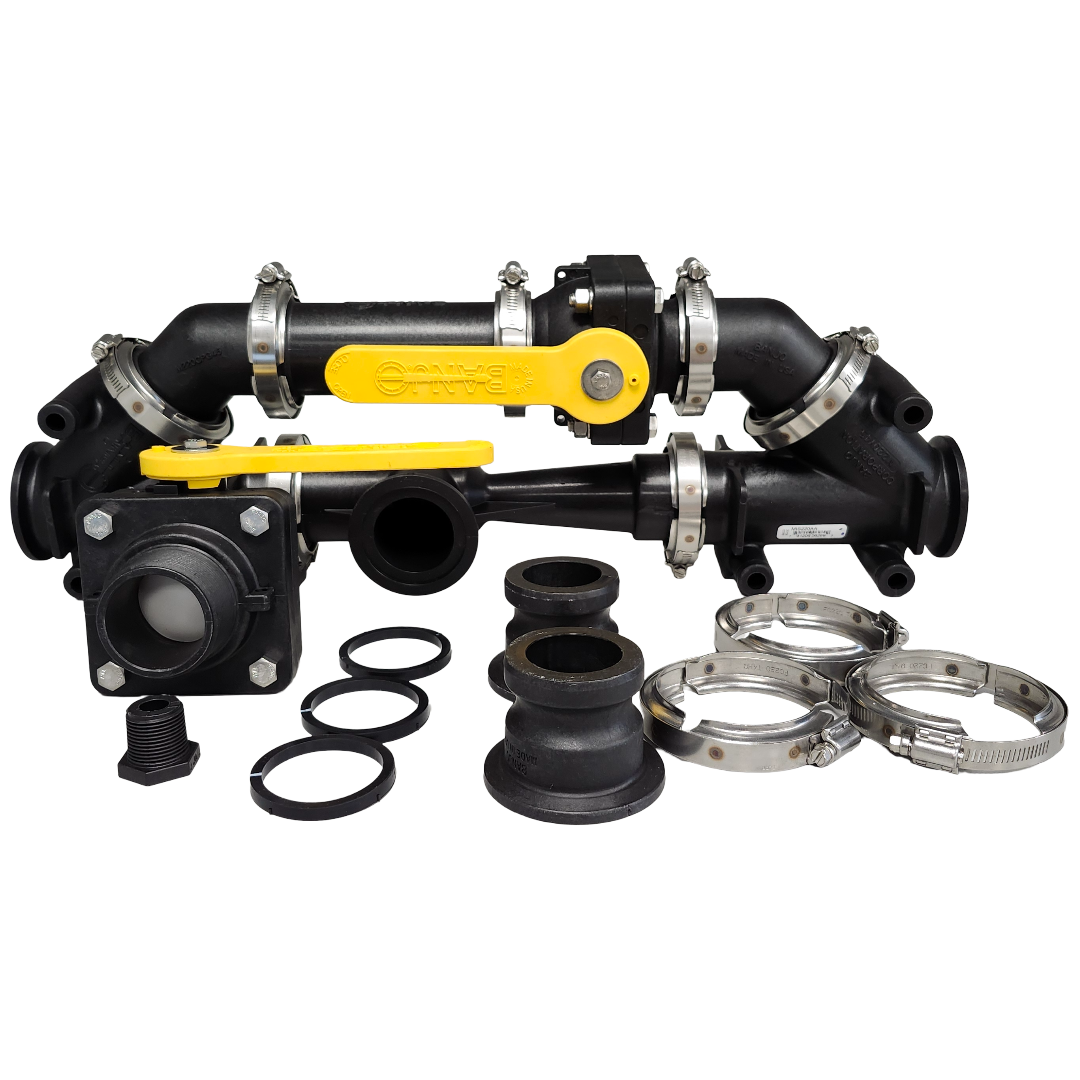 Banjo 2 Inch Full Port Inductor System w/ Camlock Couplings - MIS220AA