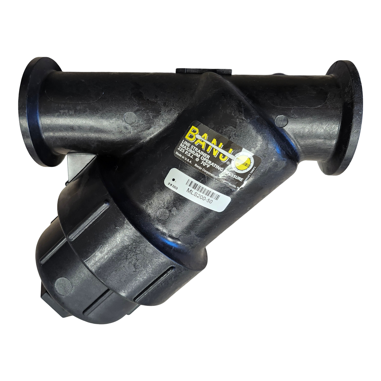 Banjo 2 inch Manifold Y Strainer With 50 Mesh Screen - MLS200-50