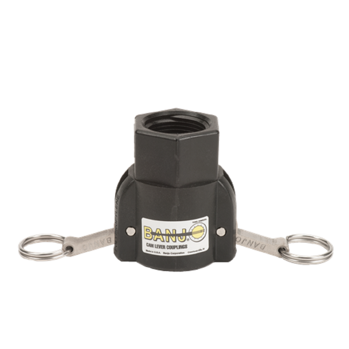 Banjo Poly Cam Lever Coupling 1" Female Coupler X 1" Female NPT - 100D