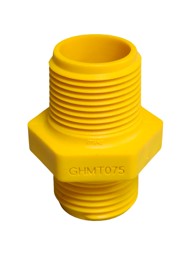 Banjo Garden Hose Thread Adapter 3/4" Male Garden Hose X 3/4" MNPT - GHMT075MPT