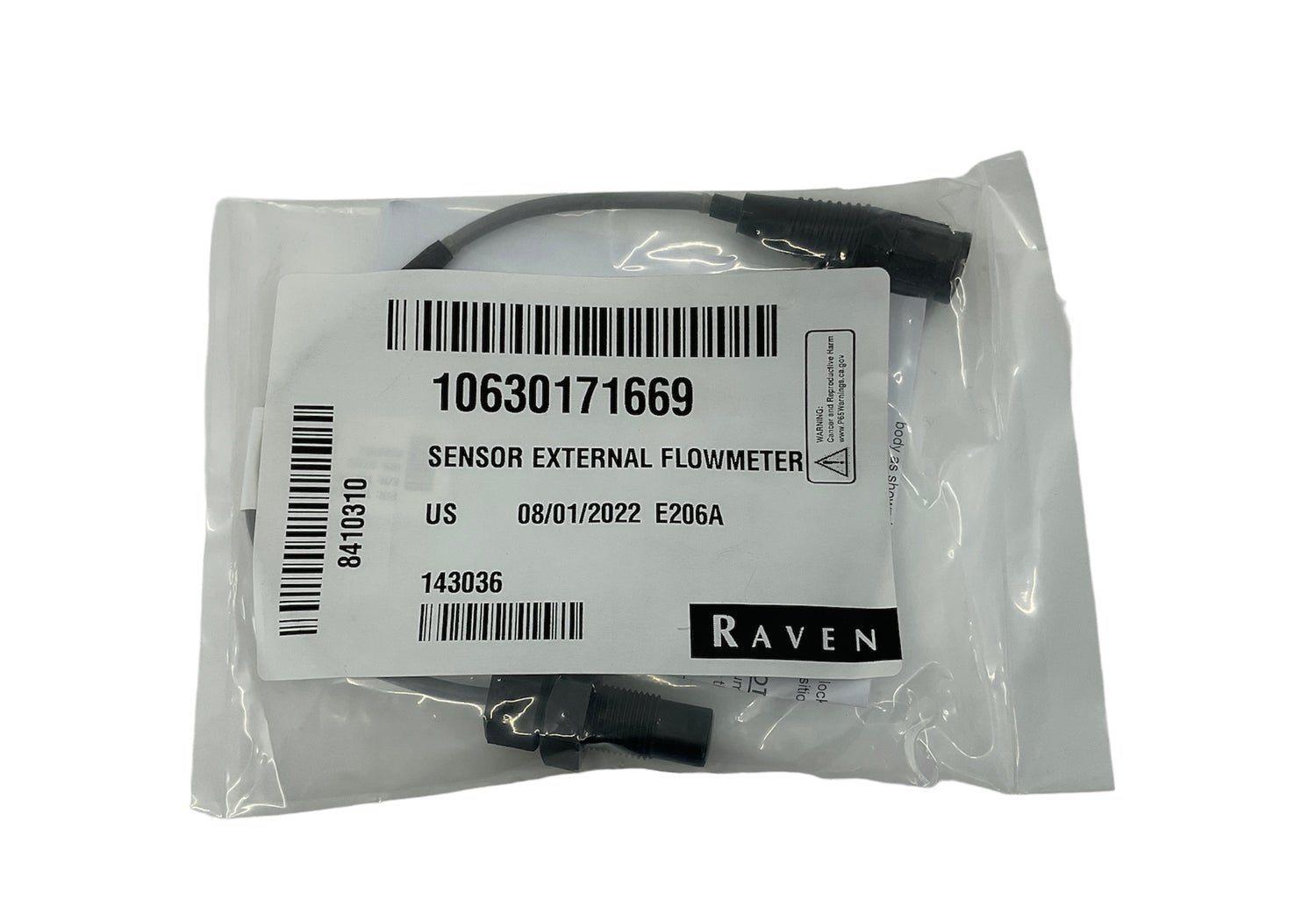 Raven External Flow Meter Sensor Assembly, Compatible With NH3 Stainless or Poly Flow Meter - 063-0171-669
