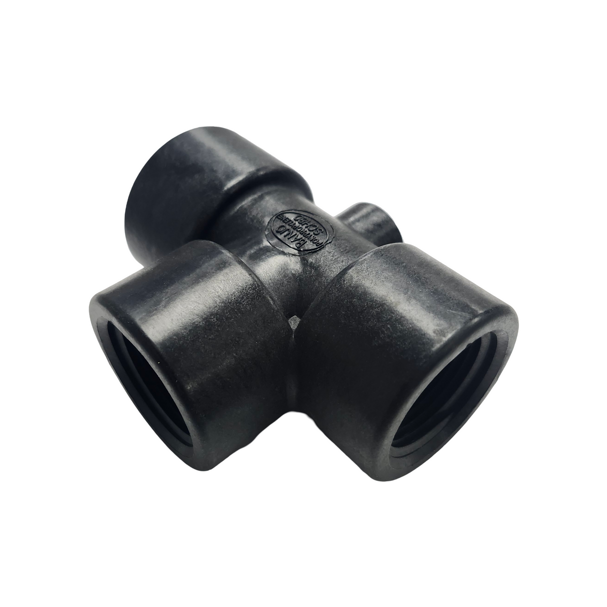 Banjo Poly Tee Fitting with Gauge Port 1" FNPT - TEG100