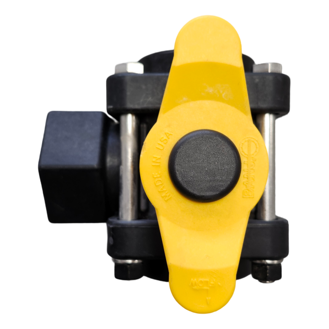 Banjo 3 Way Side Load Valve 1-1/2" FNPT x 1-1/2" FNPT x 1-1/2" FNPT - V150SL