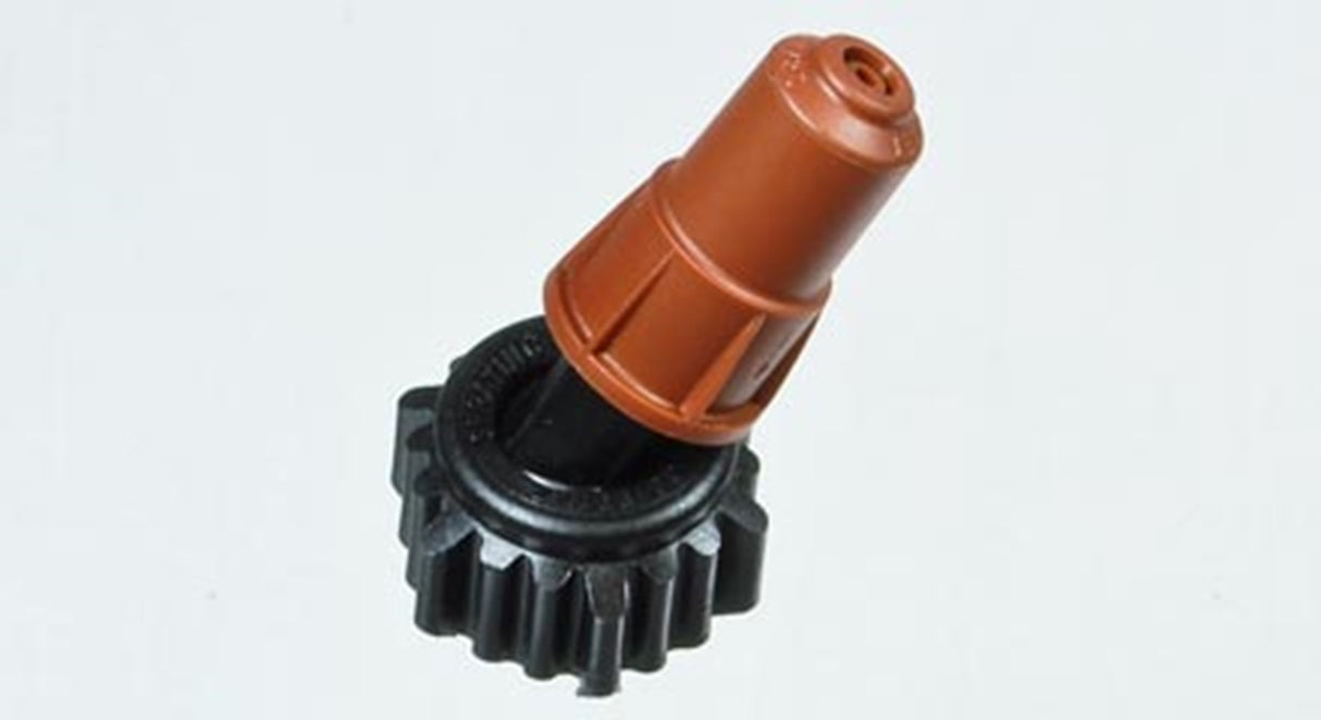 TeeJet Adjustable Spray Tip, Angled Cone Jet Assembly, Brown - 38720-PPB-X12