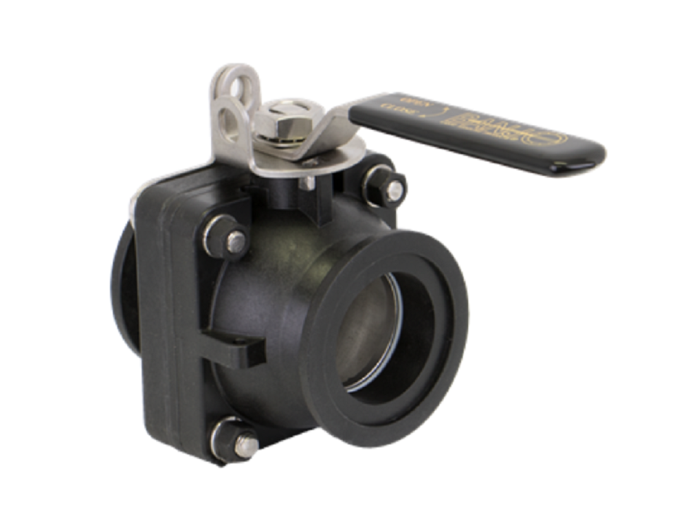 Banjo Stubby Ball Valve 2 Inch Full Port Manifold Flange - MVS220HSFP