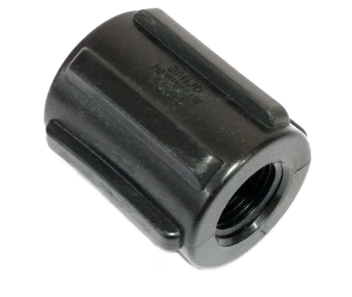 Banjo Threaded Polypropylene Pipe Coupling, 1/4" NPT Female - CPLG025