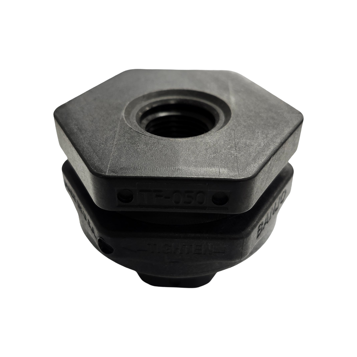 Banjo Poly Bulkhead Tank Fitting with EPDM Gasket 1/2" FNPT - TF050