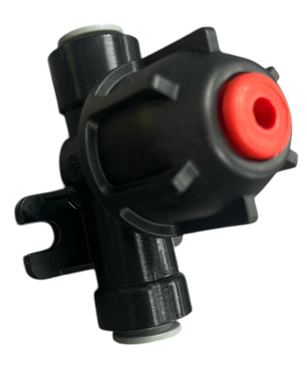 Hypro ProFlo Push To Connect Nozzle Body 3/8" Red Check 4 PSI - BG-4247N-C111