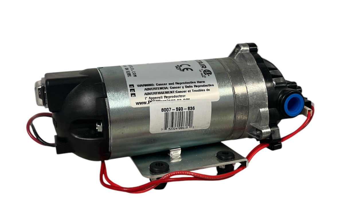 Bomba de diafragma Shurflo con paquete eléctrico de 1,8 GPM, 12 VCC - 8007-593-836