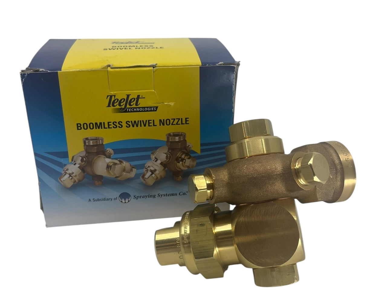 TeeJet Single Swivel Boomless Spray Nozzle Off-Center Flat Spay Tip - 4629-3/4-TOC80