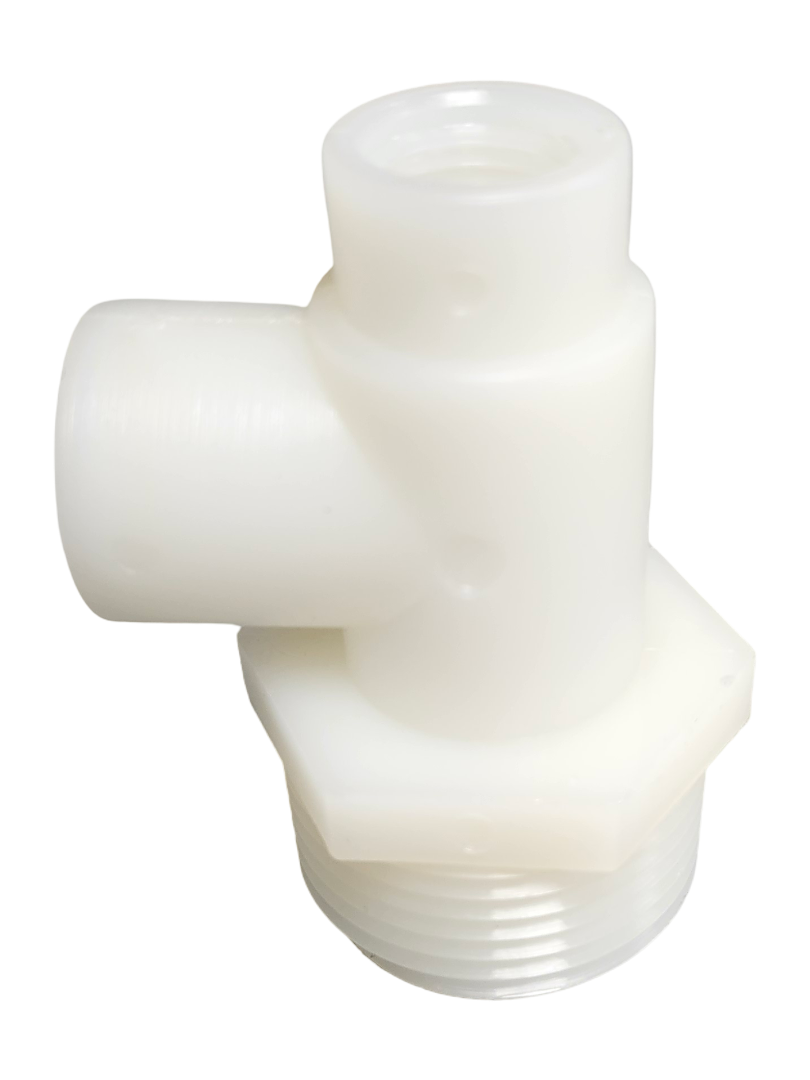 Simpson Farm SKS Supermarker Foam Marker Nylon Tee 1/4" FNPT x 3/8" FNPT x 1" MNPT - FM093