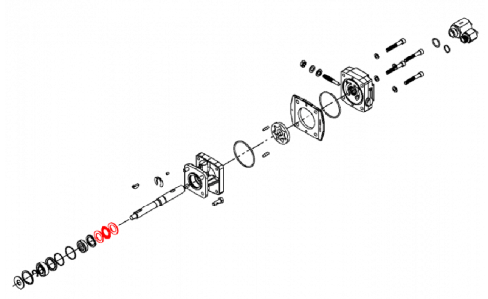 Hypro Thrust Bearing Assembly For 9303 Series Pumps - 2029-0014