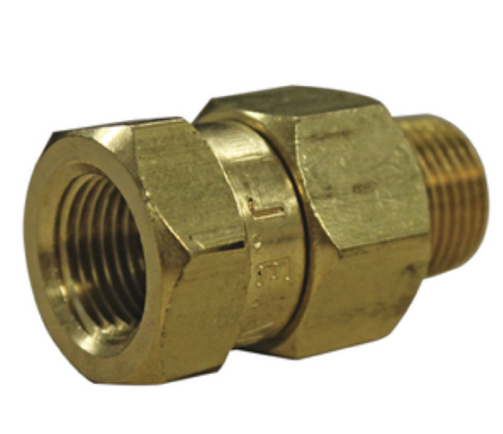 J.E. Adams High Pressure Brass Swivel 1/4" FPT X 1/4" MPT - 7480
