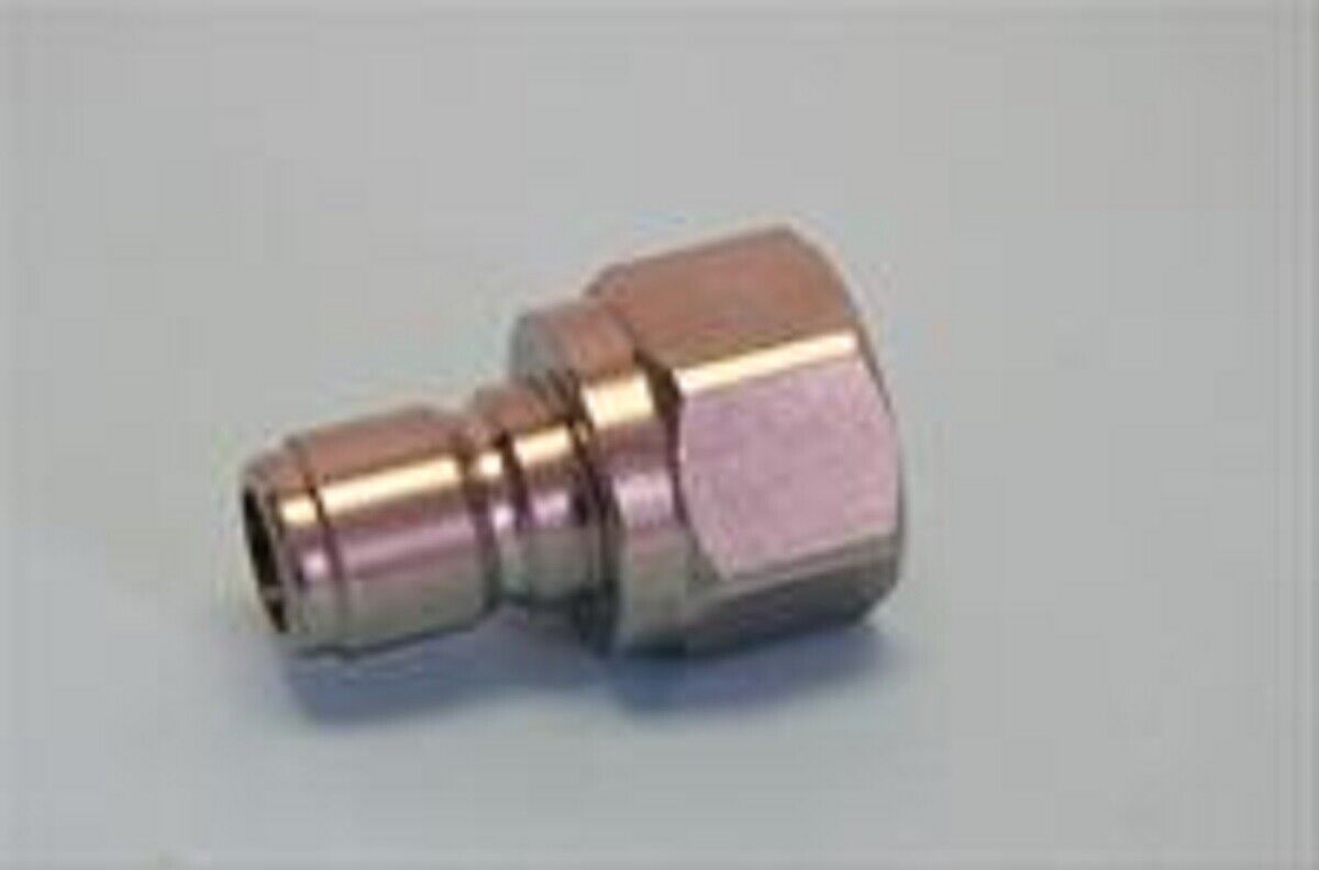 J.E. Adams Stainless Steel Quick Disconnect Plug - 1/2" F Plug, 4000 PSI - 7191