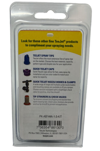 TeeJet Repair Kit For 3-Way Solenoid Operated DirectoValve - PK-AB144A-1-3-KIT