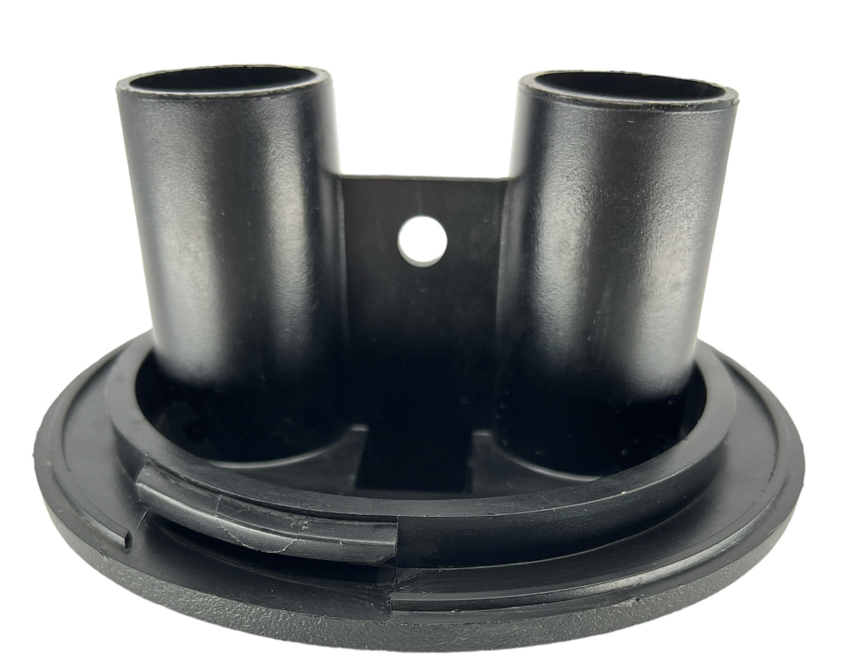 Norwesco Polyethylene 4" Center Snap In Air Vent Assembly For 16" Lid - 60019