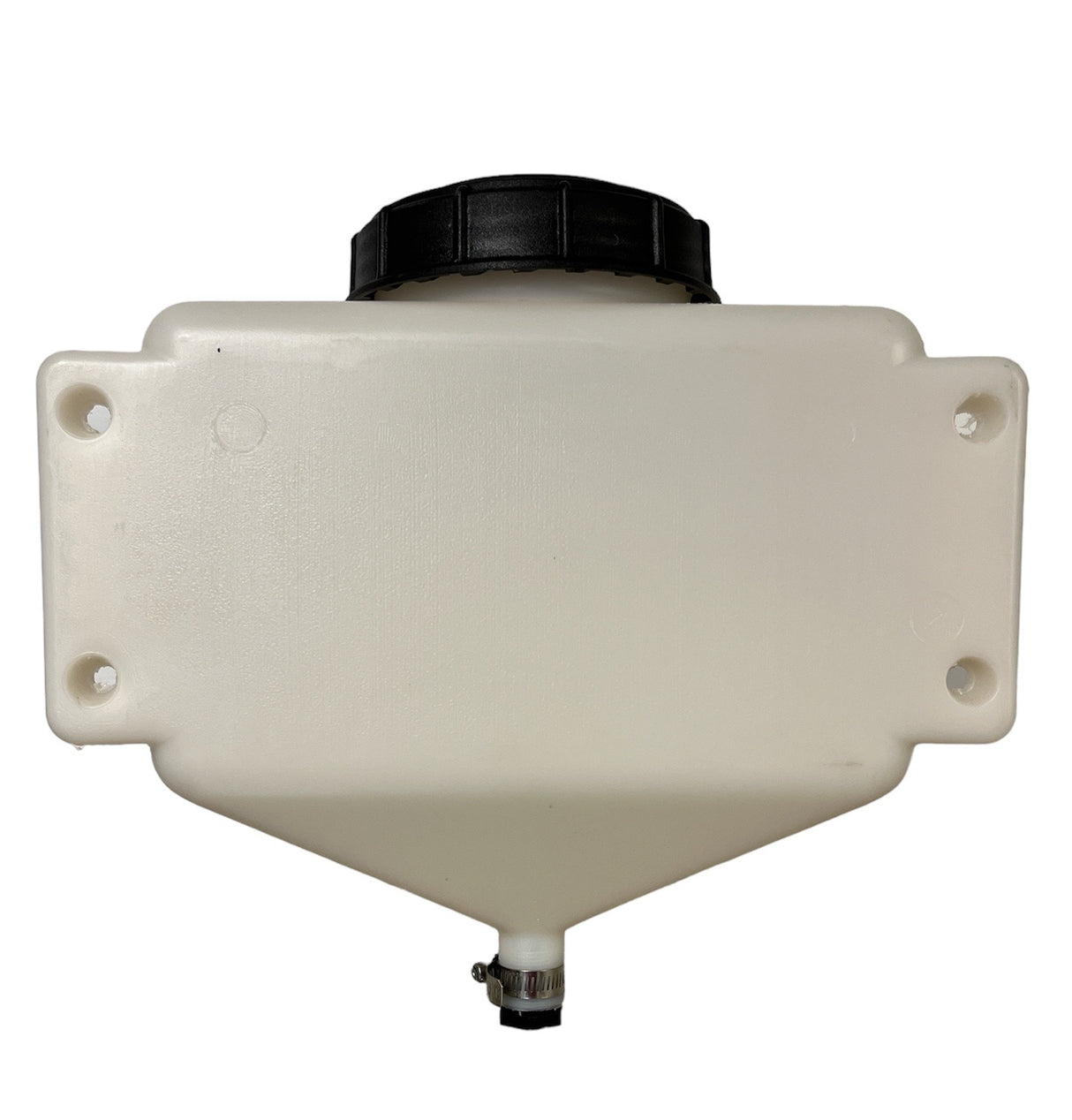 Ace Roto-Mold Rectangle Blow Molded Cone Bottom White Tank 2.5 Gallon - SPBM2.5-RT