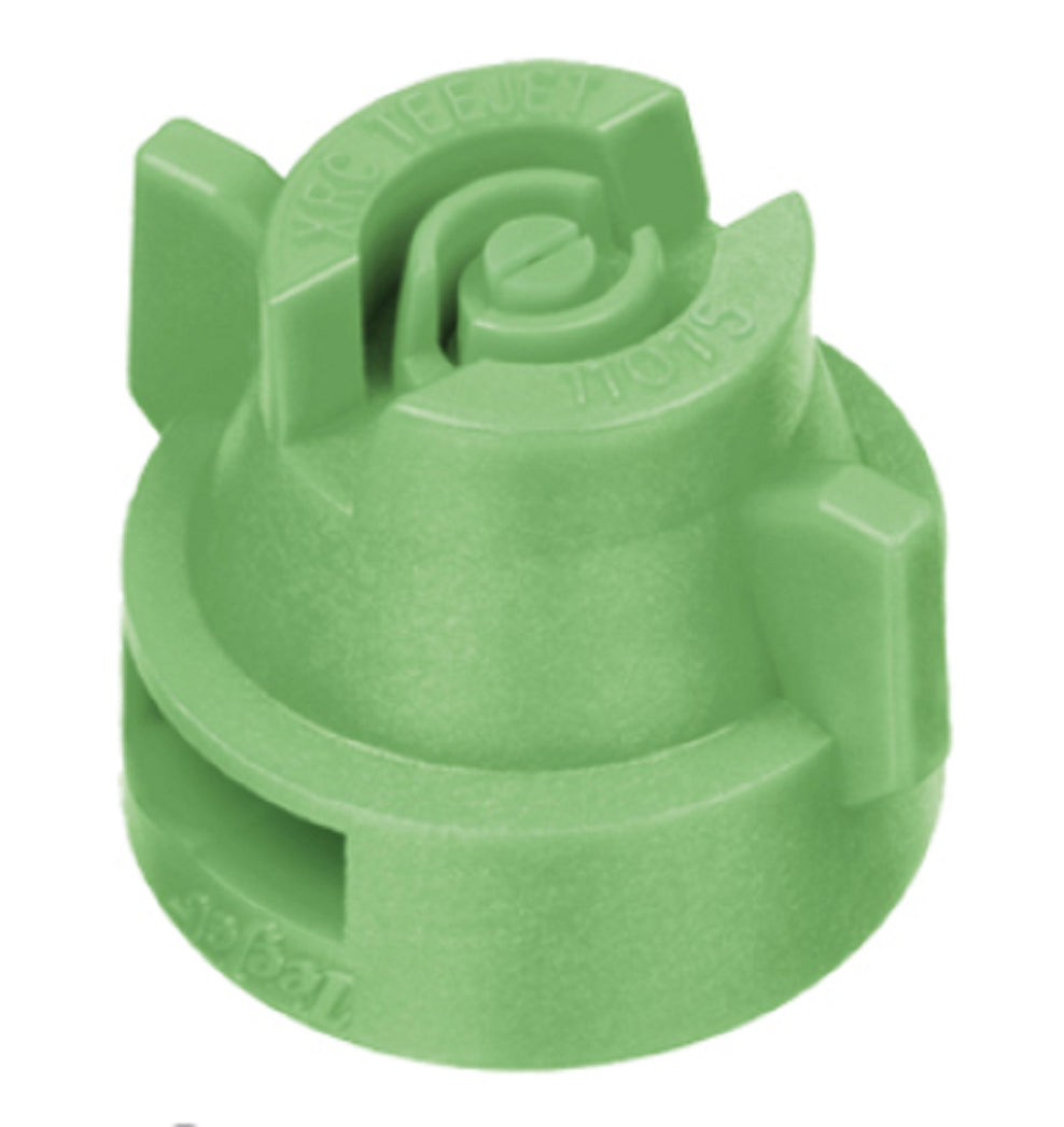 Teejet Extended Range Polymer Flat Spray Tip & Cap, Light Green - XRC11015-VP