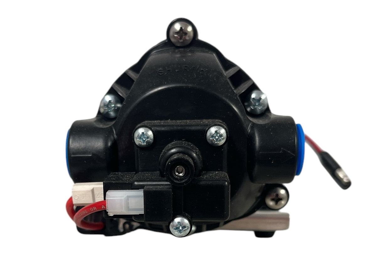 Bomba de diafragma Shurflo con paquete eléctrico de 1,8 GPM, 12 VCC - 8007-593-836