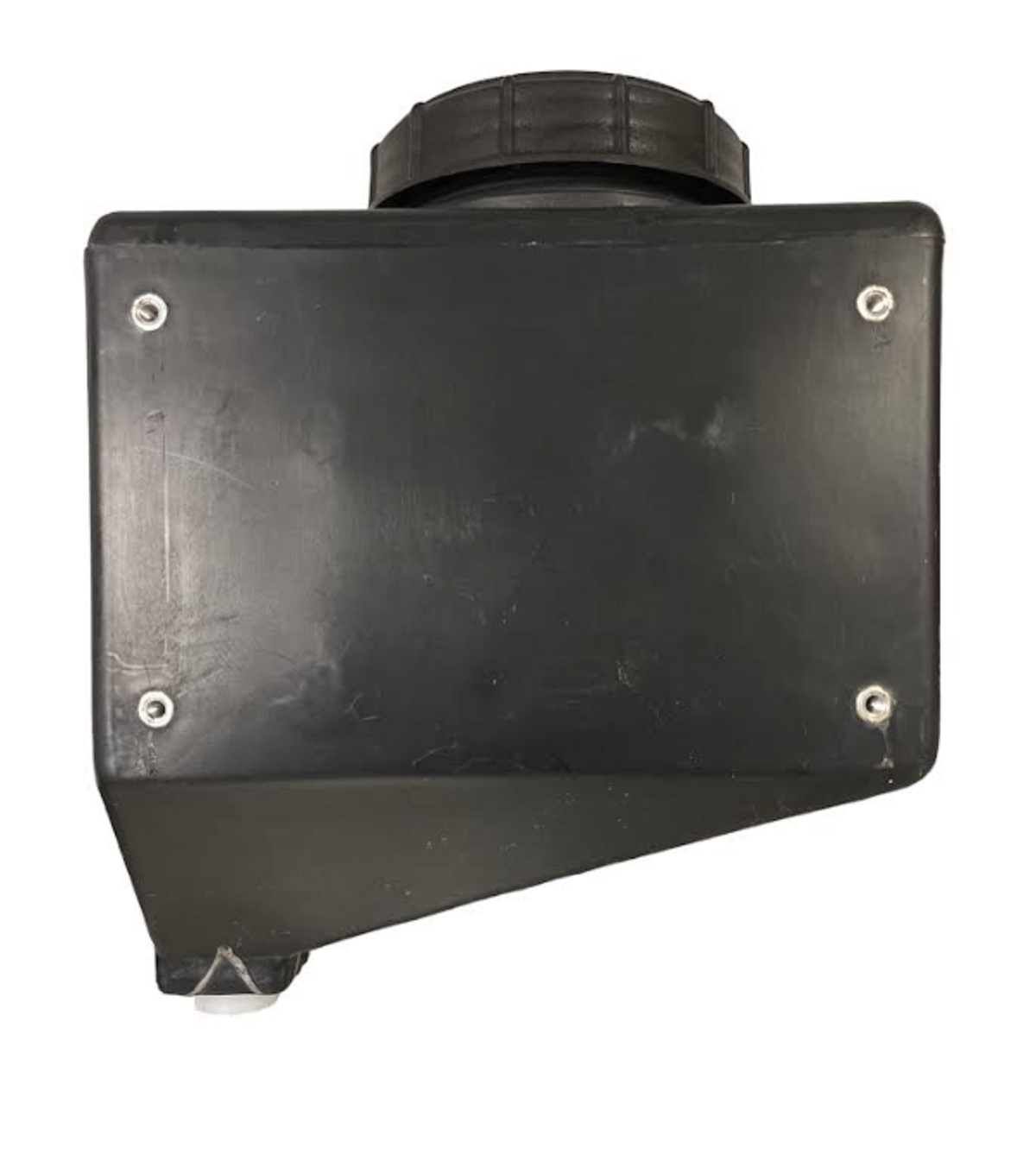 Ace Roto-Mold 3 Gallon Black Rectangle Rinse Tank With 5" Lid, 7x12x15 - SP0003-RT