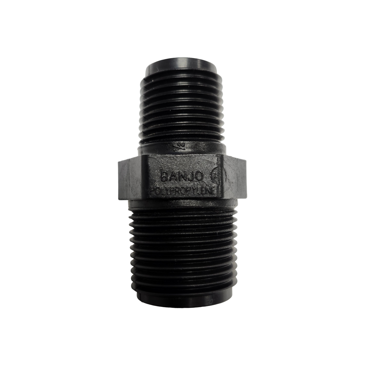 Banjo Poly Reducer Nipple Pipe Fitting 3/4" MNPT X 1/2" MNPT - RN075-050