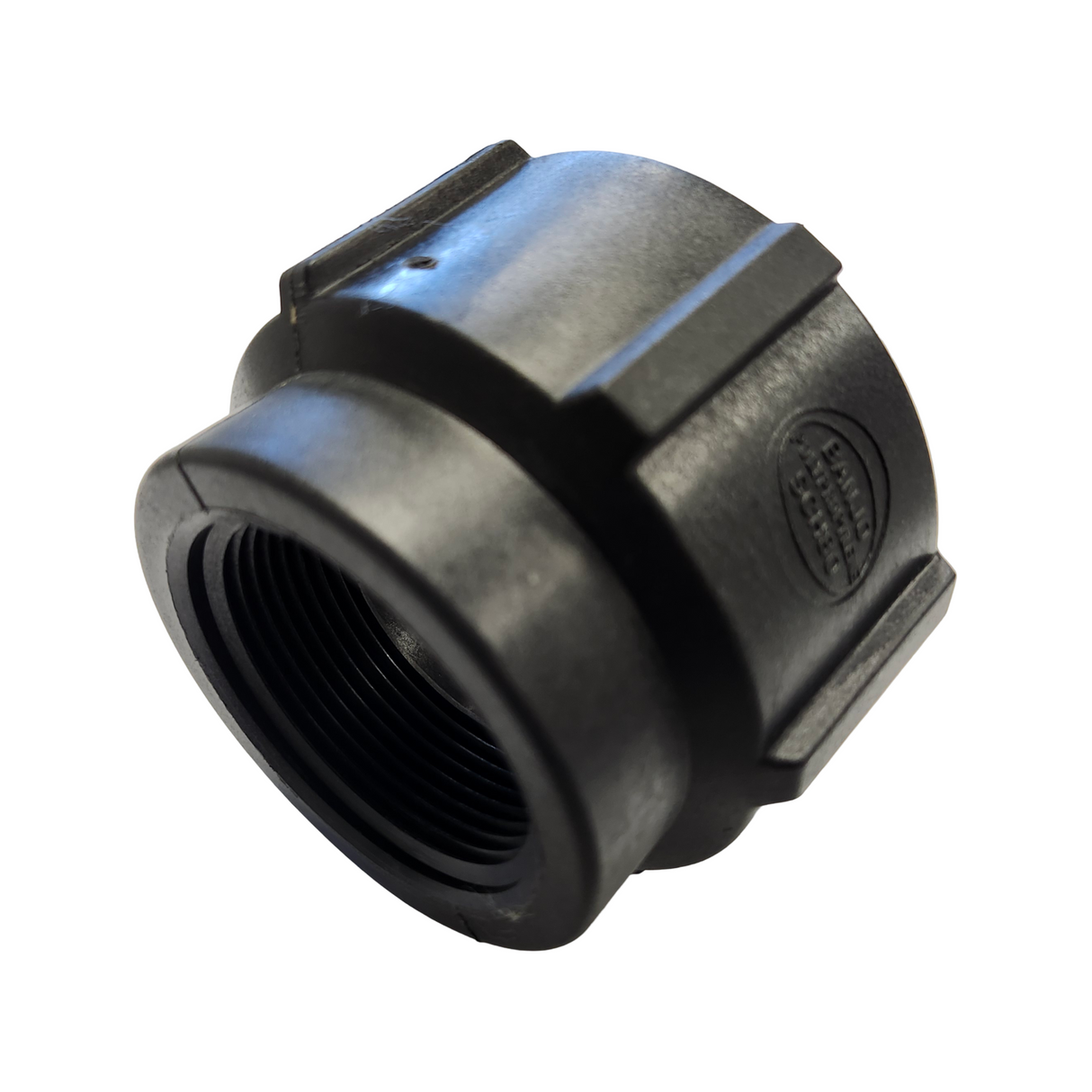 Banjo Black Poly Pipe Reducer Coupling 2" FNPT X 1-1/2" FNPT - RC200-150