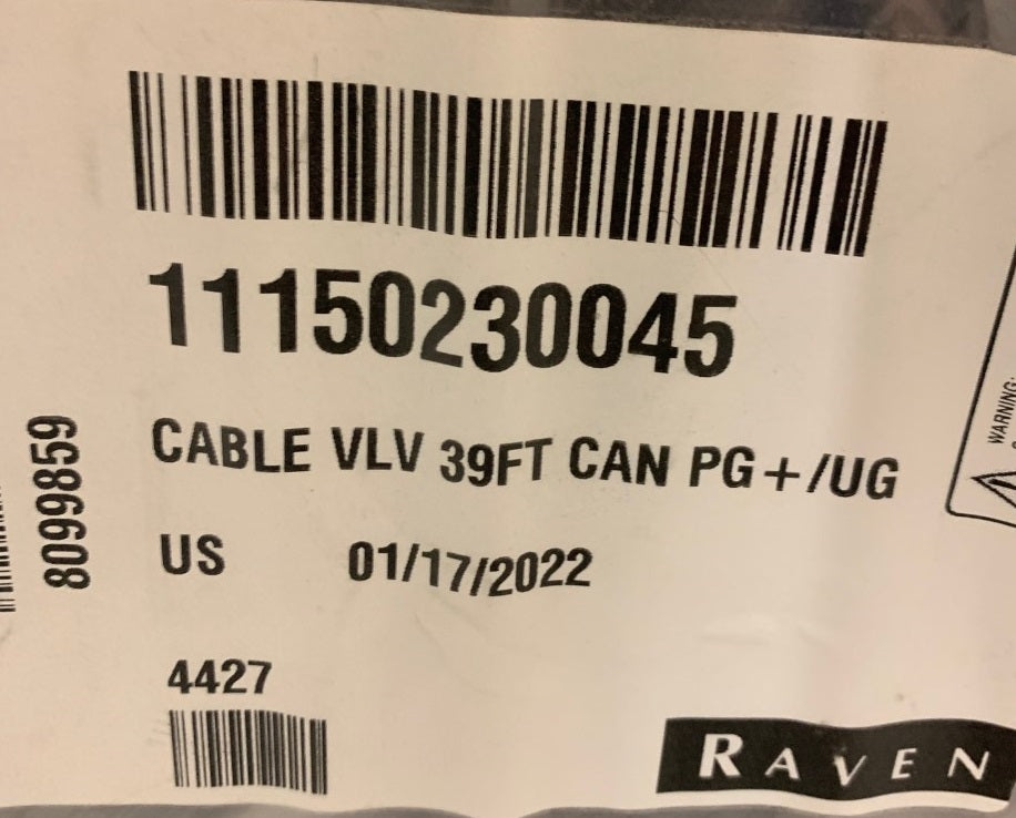 Raven 39 foot CAN Cable for PowerGlide/Ultraglide Valve - 115-0230-045