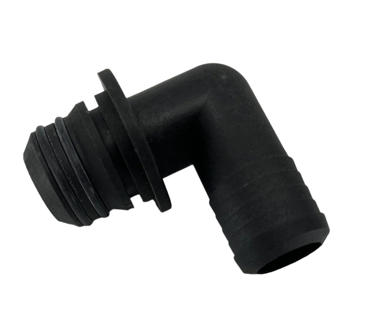 KZ Valve Manifold Outlet Fitting 1 Inch Hose Barb Elbow, Male QC - QHN-100L